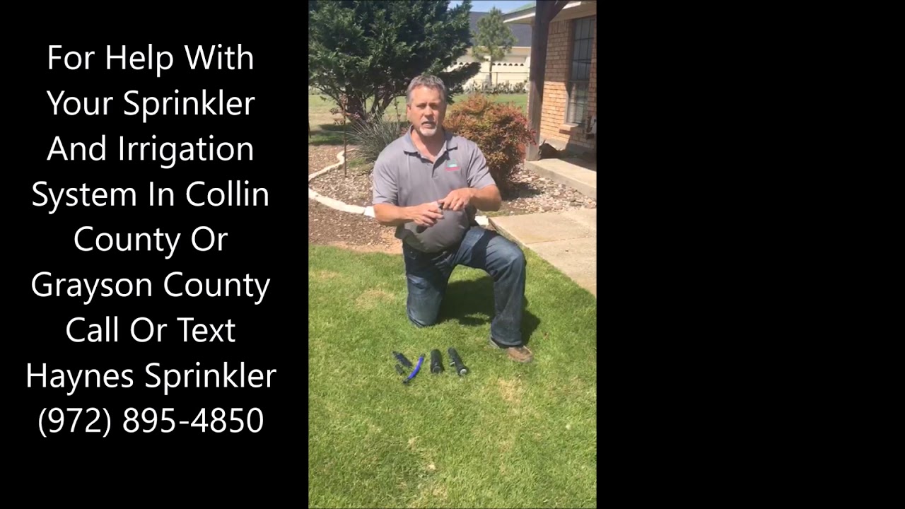 Sprinkler Nozzle Filter Repair And Replacement In McKinney And Collin