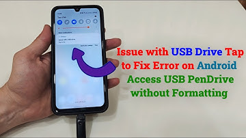 How to Fix Issue with USB Drive | Tap to Fix Error in Android