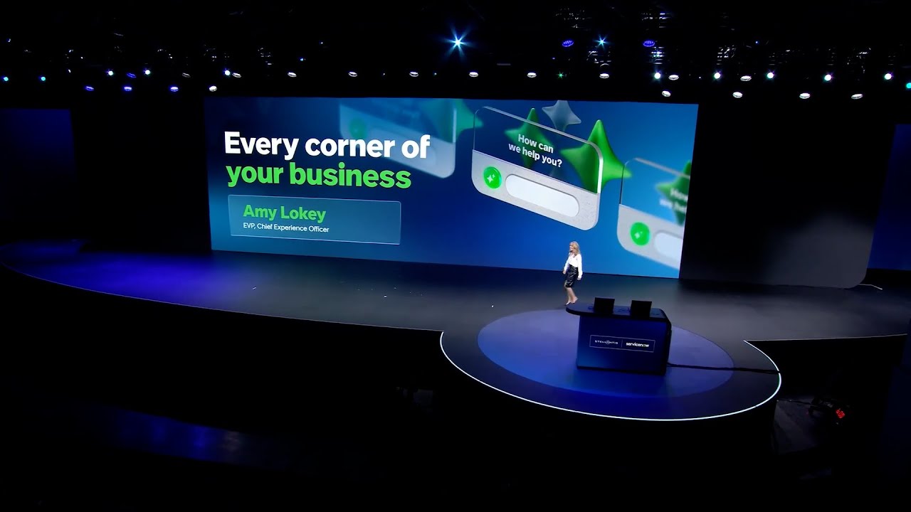 ServiceNow Knowledge 2025 keynote | Amy Lokey ServiceNow SVP - YouTube