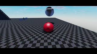 Slime physics sandbox: Slime getting hitt by a Swinging ball (2x)