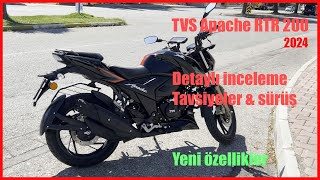 TVS APACHE RTR 200 2024 DETAYLI İNCELEME YENİ ÖZELLİKLER VE RODAJ SÜRÜŞÜ [Antalya]