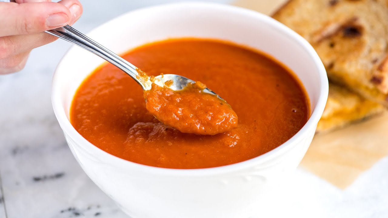 Easy Three Ingredient Tomato Soup Recipe How to Make Homemade Tomato 