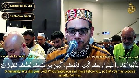 ما تيسر من سورة البــقــرة (تلاوة خاشعة) | الشيخ رمضان الصباغ