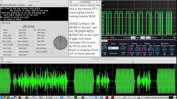 Ham Radio Remote Rig Operation for Morse Code - getting "more" QSK RX AUDIO between CW elements