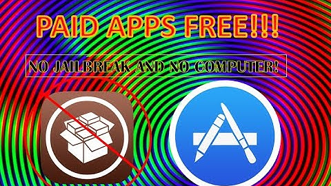 How to get PAID APPS FREE!!!!!! (NO JAILBREAK!!! NO COMPUTER!!!) FREE