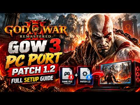God of War 3 Remastered PC Port Setup Tutorial | PKG Extractor + Patch 1.2
