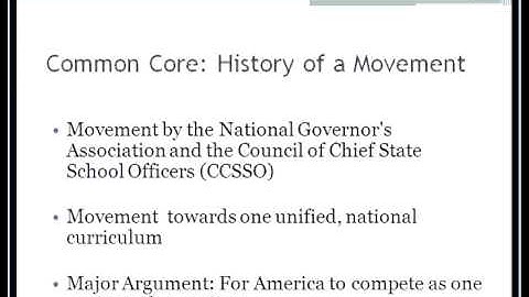 2012 Guide to CCSS and PARCC part 2 Background on Common Core