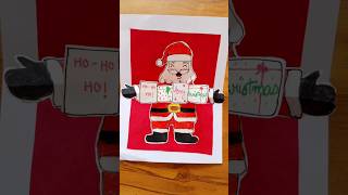Diy Christmas pop up card 🎅🏻❄️💗 #shorts #shortvideo #diy #cards #trending #viral #youtubeshorts