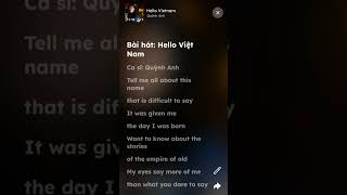 Hello Viet Nam Karaoke | Phạm Quỳnh Anh