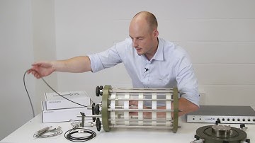 Changing a loadcell and removing the ram in a triaxial cell.