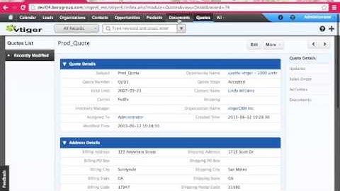 vTiger 6 Search Capabilities