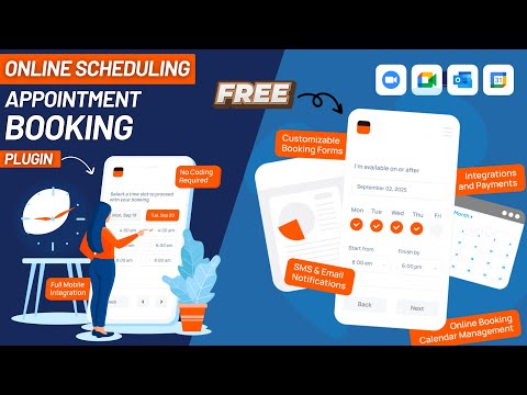 Best FREE WordPress Plugin for Online Scheduling & Appointment Booking | Easy Scheduling Setup