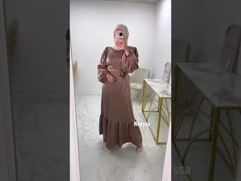 Abaya satin Neyssa