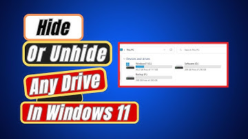 How to Hide or Unhide Any Drive in Windows 11 🔒 Full Visual Guide!