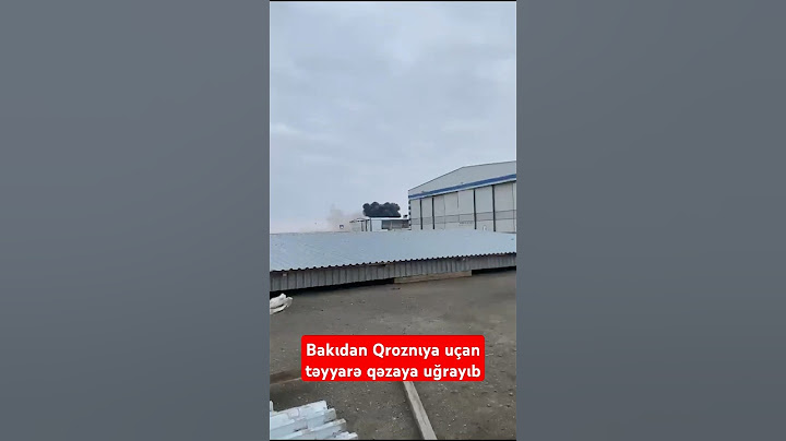 Bakıdan Qroznıya uçan təyyarə qəzaya uğrayıb