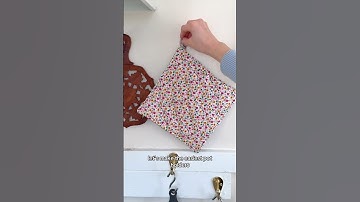 Let’s make the easiest pot holders! 🪡🥘 #sew #sewingtutorial #sewingtips #sewinghacks #sewing