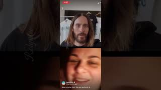 Jared Leto IG Live 10/20/2023