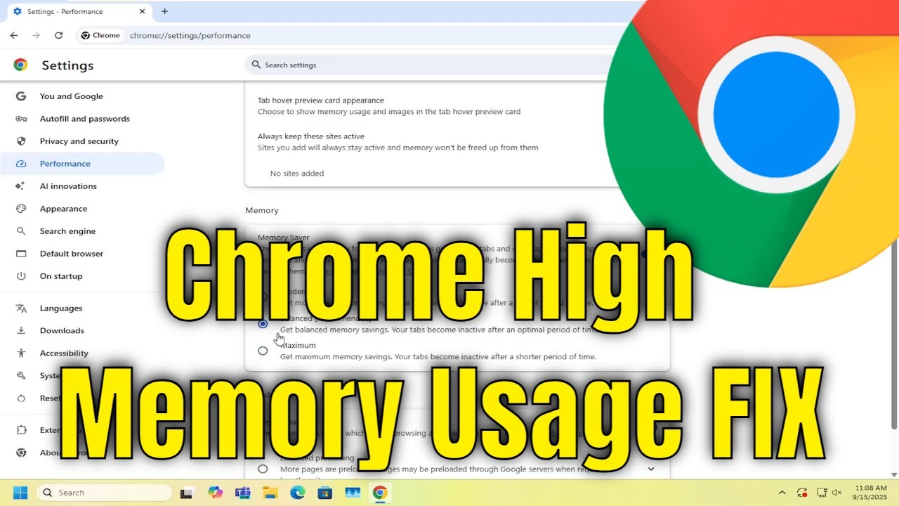 How To Fix Google Chrome High Memory Usage [2026 FIX] - YouTube