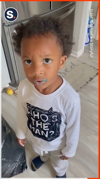 Hilarious Kid Denies Eating Cake Despite Damning Evidence on Face