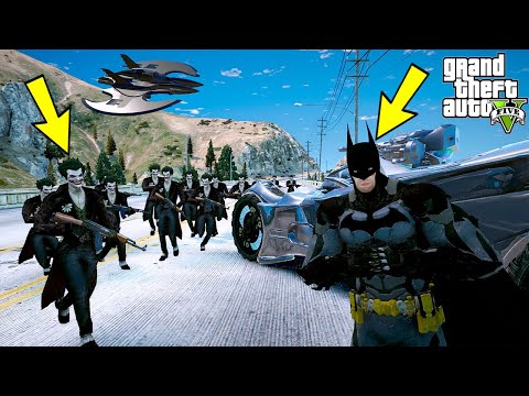 DÜNYADAKİ HERKES JOKER OLMUŞ! BATMAN OLUYORUZ VE DÜNYAYI KURTARIYORUZ! - GTA 5