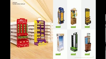 POS cardboard display catalogue