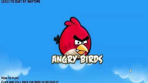 Angry Bird [UWE Y1, Games in C++]