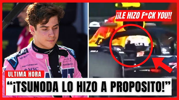 ¡LO QUE NO SE VIÓ DEL CHOQUE DE TSUNODA A FRANCO COLAPINTO!