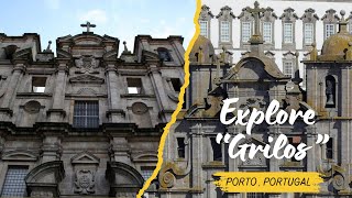 A IGREJA DOS GRILOS COM VISTA PARA O CENTRO HISTÓRICO, PORTO PORTUGAL 🇵🇹