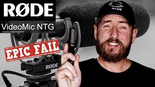 RODE VideoMic NTG FAIL! I Need Your Help!