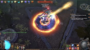 Path Of Exile [3.9] - T14 Conqueror (Al-Hezmin, the Hunter) Boss fight