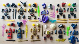 Lego ninjago minifigure | master wu, garmadon oni, serpentine army, kai | lego unofficial