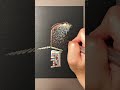 Draw "Soliloquy Under the Lamp" with acrylic markers. #art #painting #relaxing