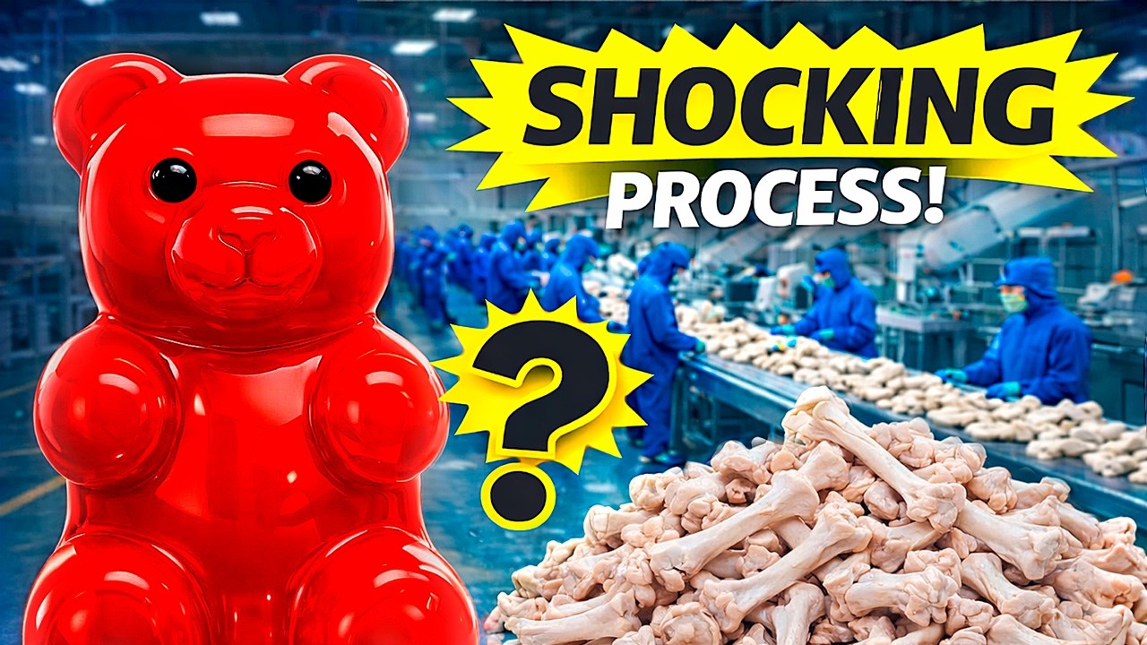Inside The Largest Modern Sweet Factory & Giant Gummy Bear Production (Full Process)