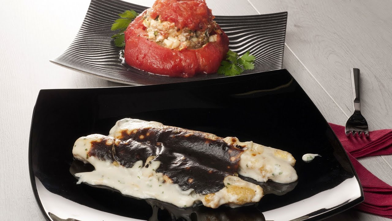 recetas de esparragos rellenos gratinados