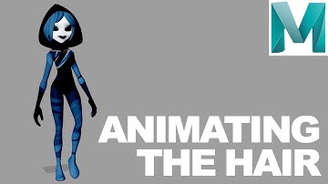 Maya Animation Tutorial - Animating The Hair PART 5