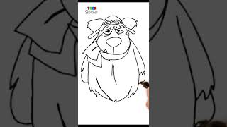 How To Draw Muttley From Wacky Races Speed Drawing