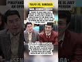 TULFO VS. BARZAGA #shorts
