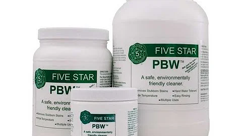 Using PBW / De-Labeling Bottles