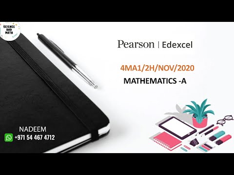 4MA1/2H/2020/NOV | Edexcel