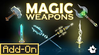 Magic Weapons Add-On | Minecraft Marketplace | Showcase