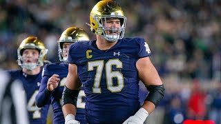 Joe Alt 2023 Season Highlights | Notre Dame LT