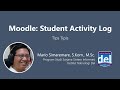 Moodle: Student Activity Logs (Bahasa Indonesia)