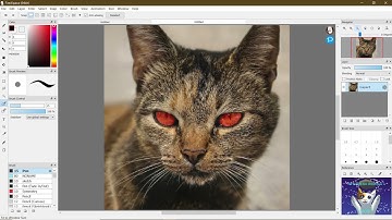 how to change an eye colour in any image (in FireAlpaca)