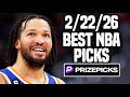 PRIZEPICKS TODAY NBA SUNDAY 2/22/26 - FREE PICKS! (4-0 SWEEP!) - BEST PLAYER PROPS - NBA TODAY