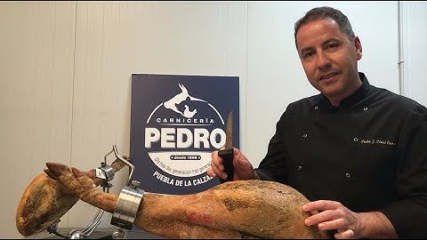 Cómo cortar jamón para casa: Apertura del Jamón y limpieza parcial