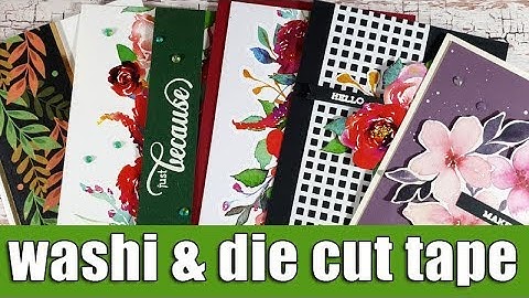 washi and die cut tape | Altenew release