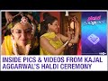 Kajal Aggarwal & Gautam Kitchlu haldi ceremony: Actor shares stunning pics & dances her heart out