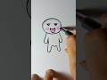 Menggambar stiker ekpresi mengejek #menggambar