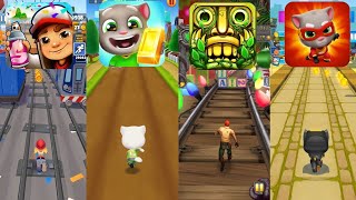 Subway Surfers 🆚 Talking Tom Gold Run 🆚 Temple Run 2 🆚 Talking Tom Hero Dash EPIC 2025 Gameplay screenshot 2