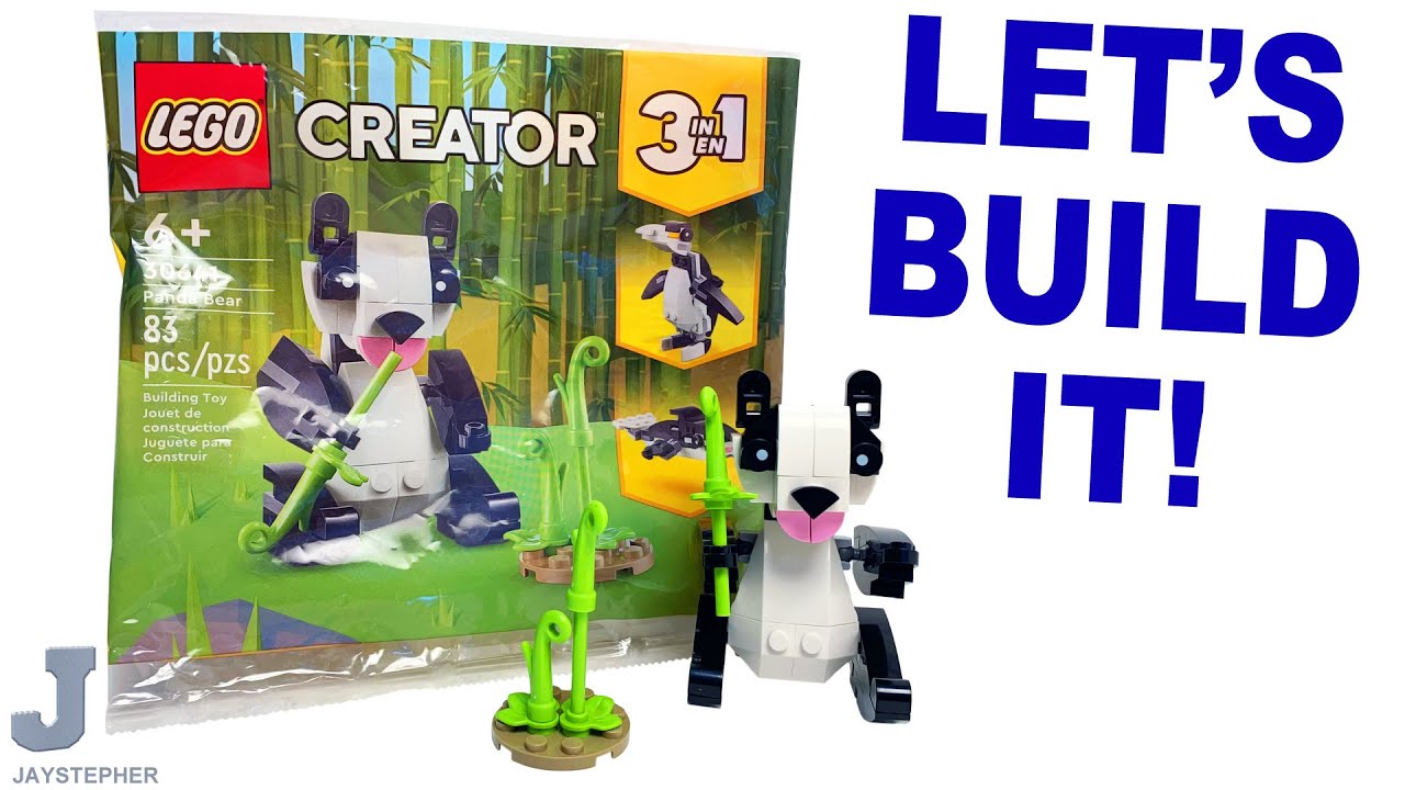 LEGO Creator 2023 Panda Bear 30641 Complete Build - YouTube